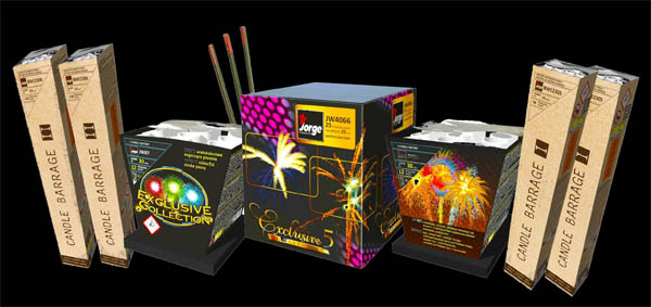 Exclusive display fireworks pack