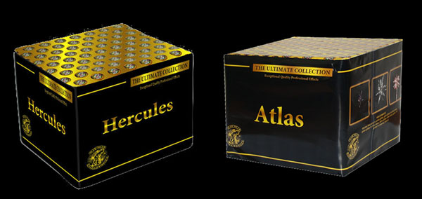 Firework Cakes & Barrages - Atlas & Hercules
