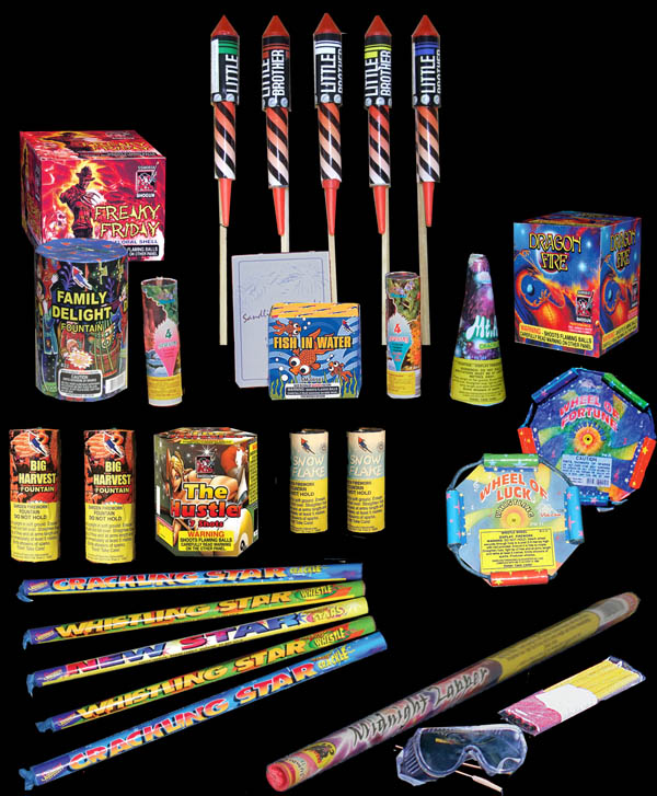 Garden Party Fireworks Roman Candles Pack Garden Party Pack