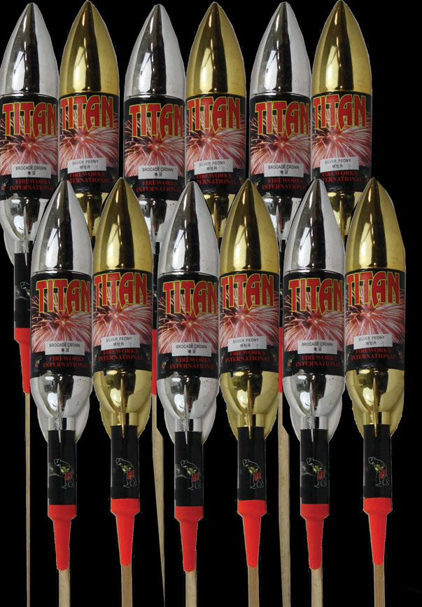 Rocket Packs - Titan Rocket Pack from Sandling Fireworks
